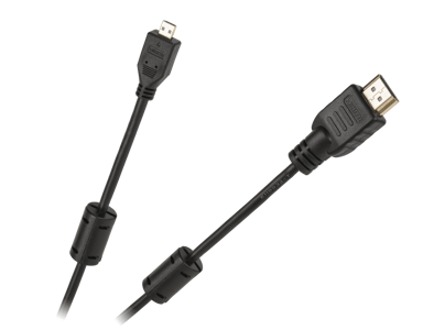 CABLETECH HDMI tip A – Micro HDMI tip D kabel, ekonomična izvedba