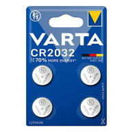 VARTA Baterije Cr2032, 4 komada