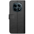 JUST IN CASE Preklopna maskica od umjetne kože za Xiaomi Poco M8 5G, crna