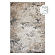 FLAIR RUGS Sivo-bež periv tepih 152x230 cm Lila Abstract 