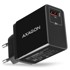 AXAGON Zidni punjač ACU-QC19, crni, 1x USB-A, 19W