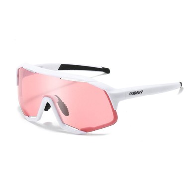 DUBERY Biciklističke naočale Flash 4, bijelo-roza