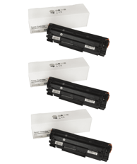TISKAJPOCENI Zamjenski toner HP 83A / CF283A / LaserJet Pro MFP M125, M126, M127, M128, M200, M201, M202, M220, M225, M226, 3 × crna