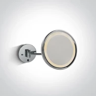 Zidna kupaonska svjetiljka za ogledalo, LED, 7 W, 4000 K, 490 lm, krom