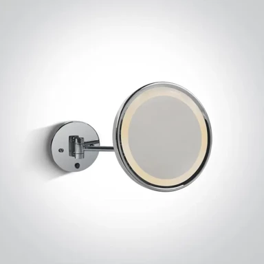 Zidna kupaonska svjetiljka za ogledalo, LED, 7 W, 4000 K, 490 lm, krom
