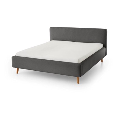 MEISE MÖBEL Tapecirani krevet Mattis bez podnice 120x200 cm, antracitno siva