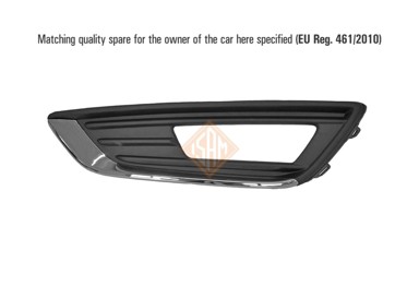 ISAM Maska branika Ford Focus 14-18, krom, prednja lijeva, sa maglenkom