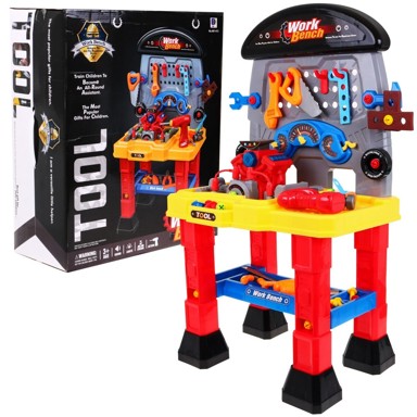 Dječji igrači set, radionica s motornim alatima i priborom