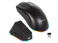 BLOW Gaming miš Adrenaline Omega, Bluetooth + 2.4 GHz + USB, 7200 DPI, crna