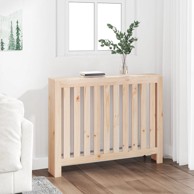 Pokrov za radijator, 108,5 x 19 x 84 cm, masivna borovina