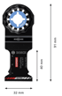 BOSCH Professional list za višenamjenske alate Expert MetalMax AIZ 32 AIT, 40 x 32 mm (2608900014)