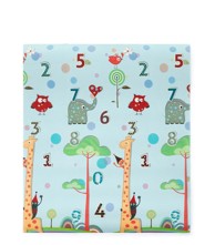 PETITE&MARS Dvostrana podloga za igru, Joy Max, Giraffe&Sea