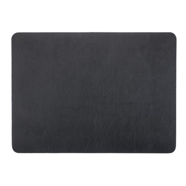 ZICZAC Crna prostirka s imitacijom kože Togo, 33 x 45 cm