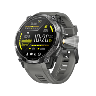 GLACIERX Muški sportski pametni sat Monolith GX-MC76A s AMOLED zaslonom, crni