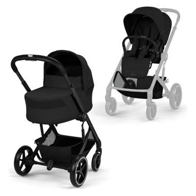 CYBEX Kolica 2u1 Balios S LUX BLK., 526001665, model 2026, Moon Black