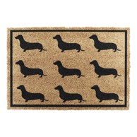 ARTSY DOORMATS Otirač od kokosovih vlakana 40x60 cm Dachshund