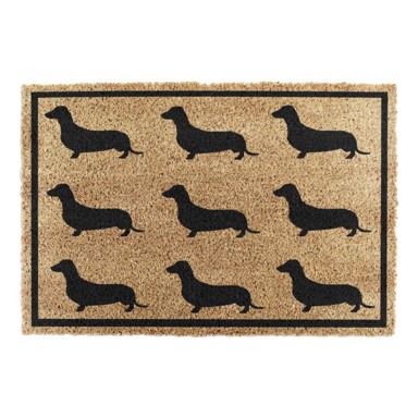 ARTSY DOORMATS Otirač od kokosovih vlakana 40x60 cm Dachshund