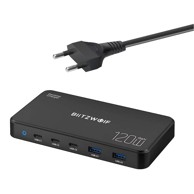 BLITZWOLF Punjač BW-I100, 5 priključaka, 120 W