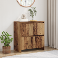 Ormar s vratima, 70 x 41 x 75 cm, konstruirano drvo, staro drvo