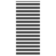 Zavjesa zebra crna 105x200 cm širina tkanine 100,9 cm poliester