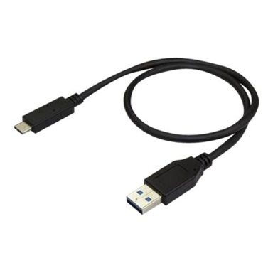 STARTECH USB kabel USB31AC50CM, USB-A na USB-C, USB 3.2 Gen 2, 0,5 m, crna