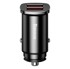 BASEUS Auto punjač Square, 2xUSB, QC3.0, 5A, 30W 