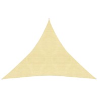 Jedro za zaštitu od sunca 160 g/m² bež 4 x 4 x 4 m HDPE