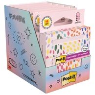 3M Samoljepljivi blok Z, Post-it Recycled, 76 x 76 mm, 90 listova, pastelno rozi