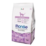 MONGE Hrana Natural Superpremium za sterilizirane mačke, piletina, 1,5 kg