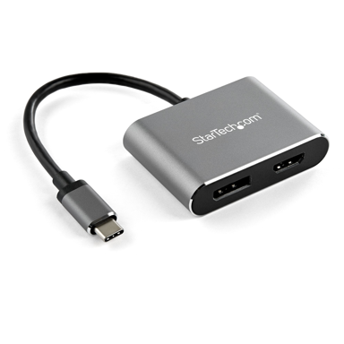 STARTECH Grafički adapter USB-C na DisplayPort 4K Ultra HD, crni/sivi