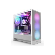 NZXT Kućište H5 Flow RGB, Midi-Tower, ATX, bijelo, 2024