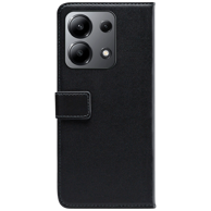 MOBILIZE PU kožna futrola tipa knjige za Xiaomi Redmi Note 13 4G, crna