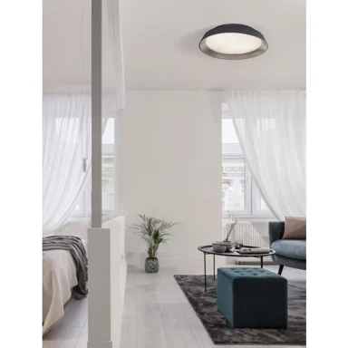 NOVA LUCE Plafonska  svjetiljka Vela NL9081270, LED 30 W, 3000 K, 1665 lm, dimabilna, IP20, crna i smeđa