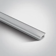 ONE LIGHT Alu profil za led traku ugradbeni 27x11x2000mm/opalni difuzor dm7914r/al