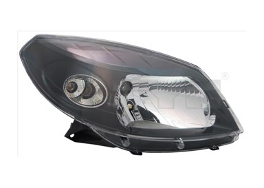 TYC Far DACIA SANDERO lijevi -12 H4 tamni 20-11794-36-2