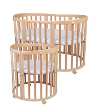 WALDIN Krevetić 7u1, ovalni, s madracem