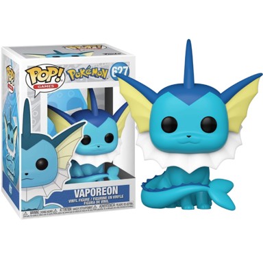 FUNKO POP Figura Pokemon Vaporeon 9 cm, plava