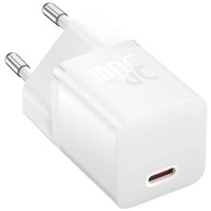 BASEUS Punjač GAN5 MINI USB-C 30W, bijela