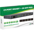 INLINE Mrežni prekidač 32324P, 24 x Gigabit Ethernet, PoE, 1U, crna