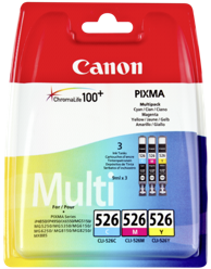 CANON Tinta za printer CLI-526 pakiranje C/M/Y