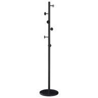 Vješalica Jerry, crna, 37x37x173 cm