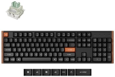 KEYCHRON Mehanička tipkovnica K10H-J1-UK, RGB, UK raspored, crna