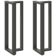 Noge barski stol T-oblika 2kom antracit 50x35x(110-111)cm čelik