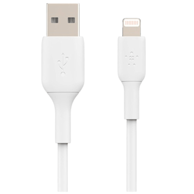 BELKIN USB-A – Lightning kabel BoostCharge CAA001bt0MWH, 0,15 m, bijeli