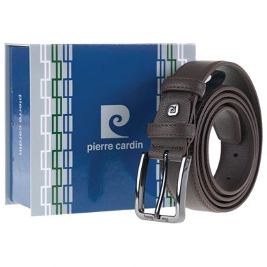 PIERRE CARDIN muški remen, širina 3,4 cm, smeđi