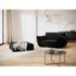 MAZZINI SOFAS Crni baršunast tabure Vanda