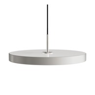 UMAGE Svijetlo siva LED viseća svjetiljka s metalnim sjenilom ø 43 cm Asteria Medium 