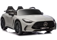 MERCEDES Licencirani auto na akumulator GT63 AMG DK-GT63 24V, dvosjed, svijetlo sivi