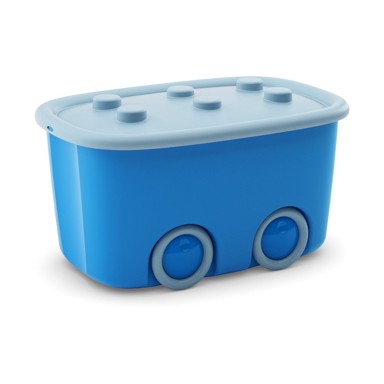 KIS Funny Box Dječja kutija za pohranu 58x39x32 cm, svijetloplava, plastika