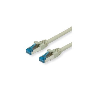 ROLINE VALUE S/FTP mrežni kabel, Cat.6a, 1,0m, sivi